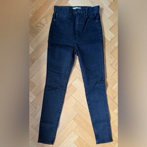 Moussy vintage washed black stretch skinny jean